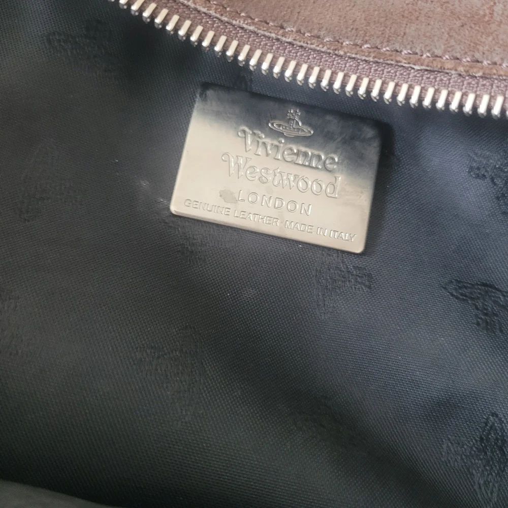 Vivienne Westwood  Brown Suede Leather Bag - Picture 3 of 3
